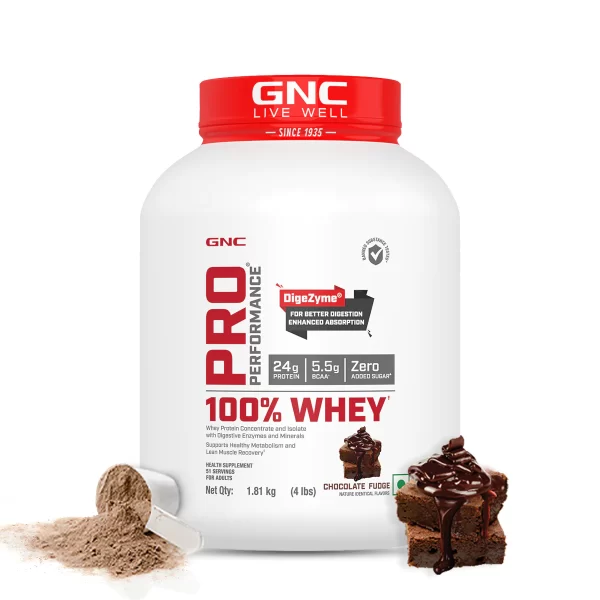 GNC Pro Performance 100% Whey Protein, 4lb exp. 2027 ( Free Delivery )