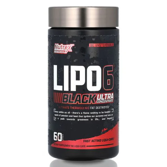 Nutrex Lipo 6 Ulta Concentrate 60 Blacks Caps ( FREE DELIVERY )